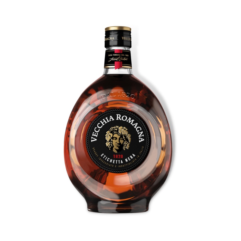 Vecchia Romagna Etichetta Nera Brandy 700ml (ABV 38%)