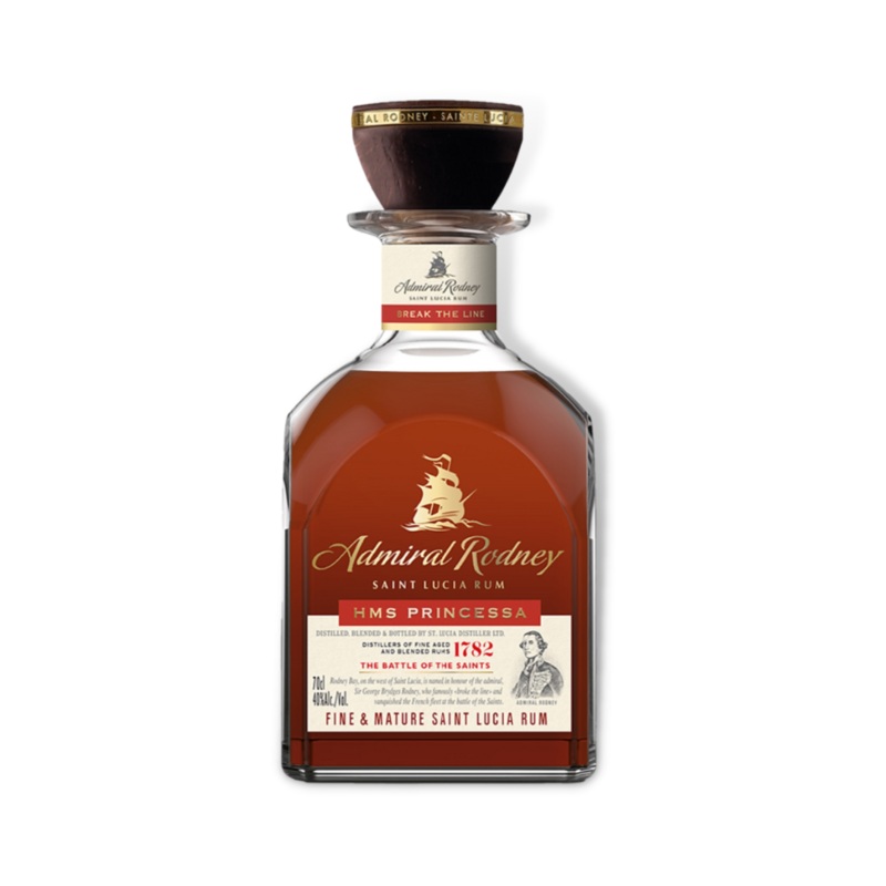 Admiral Rodney HMS Princessa Rum 700ml (ABV 40%)