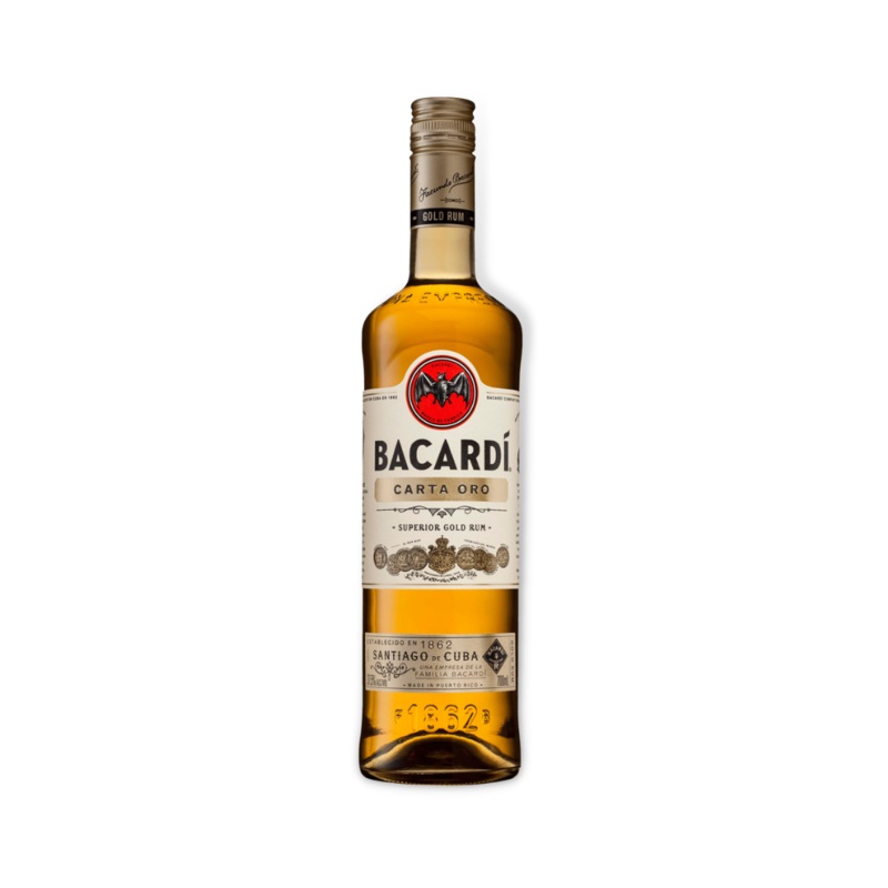 Bacardi Carta Oro Gold Rum 700ml / 1ltr (ABV 40%)