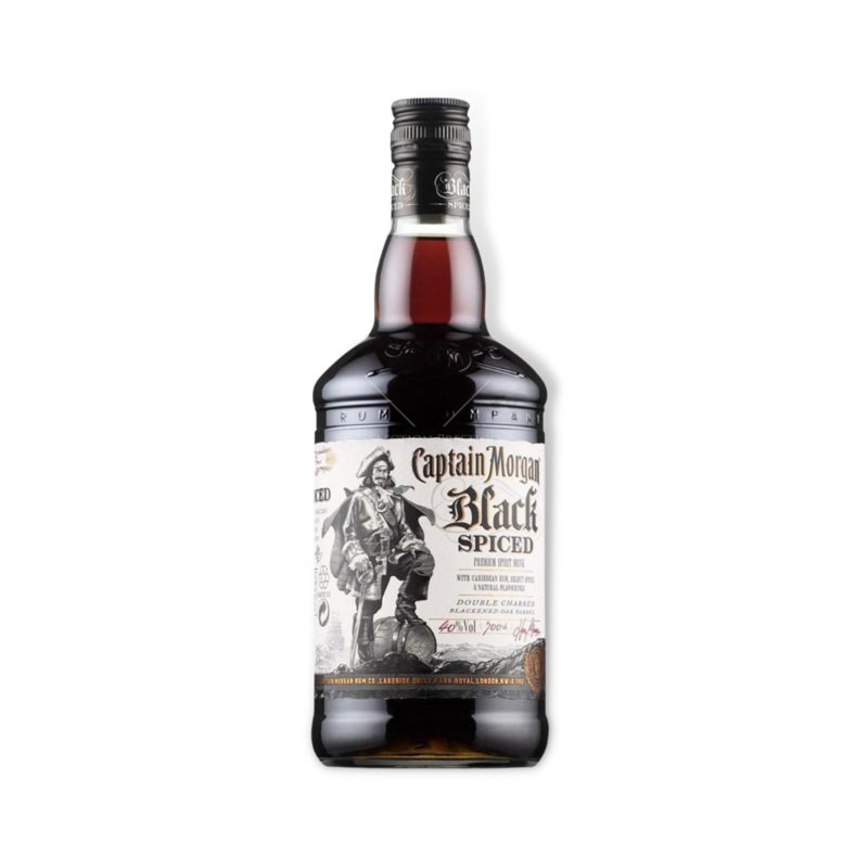 Captain Morgan Black Spiced Rum 700ml (ABV 40%)