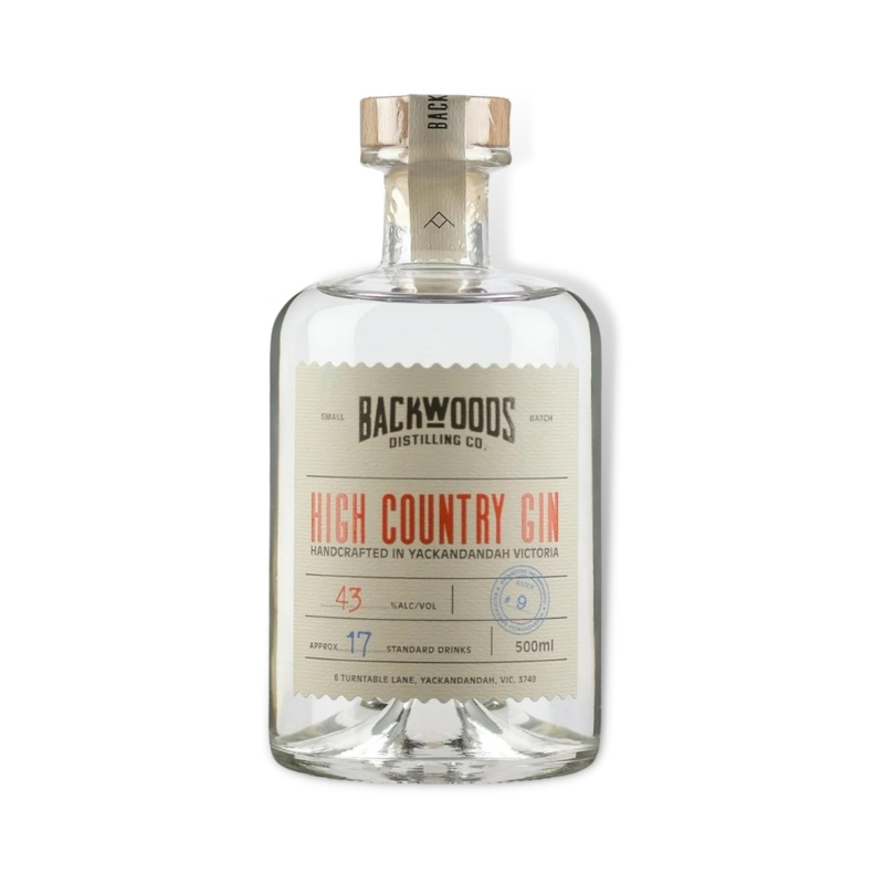 Backwoods Distilling Co High Country Gin 500ml (ABV 43%)