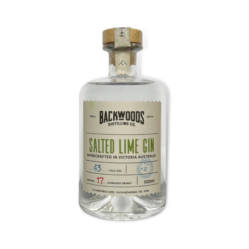 Backwoods Distilling Co Salted Lime Gin 500ml (ABV 43%)