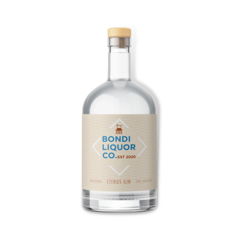 Bondi Liquor Co Citrus Gin 700ml (ABV 40%)