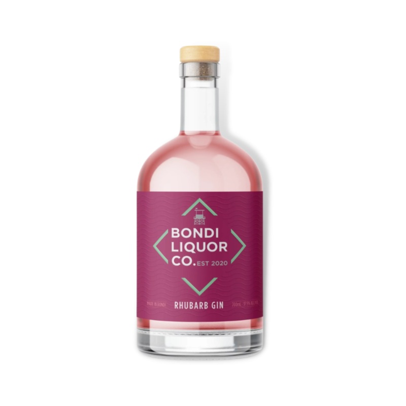 Bondi Liquor Co Rhubarb Gin 700ml (ABV 37.5%)