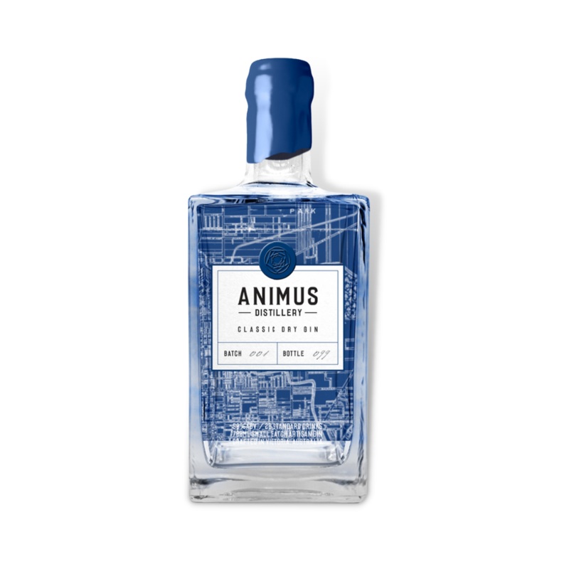 Animus Classic Dry Gin 700ml (ABV 50%)