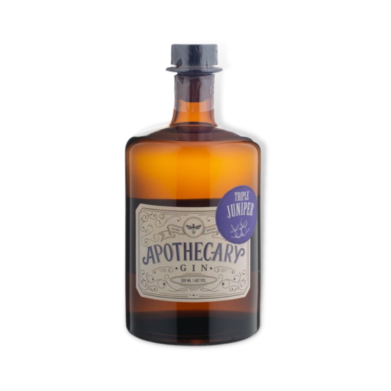 Apothecary Triple Juniper Gin 500ml (ABV 40%)