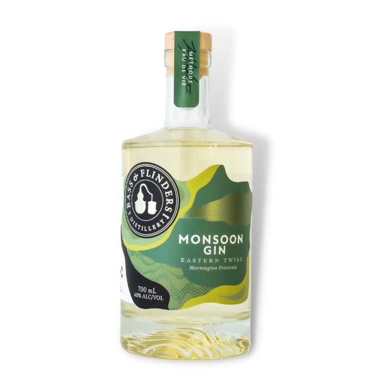 Bass & Flinders Monsoon Eastern Twist Gin 700ml (ABV 40%)