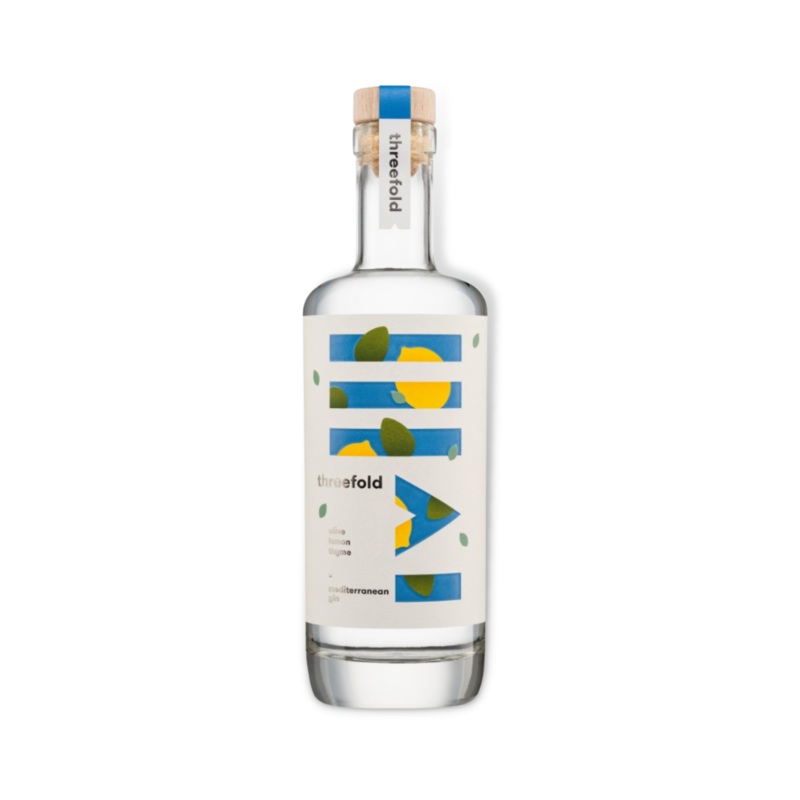 Threefold Mediterranean Gin 500ml (ABV 42%)