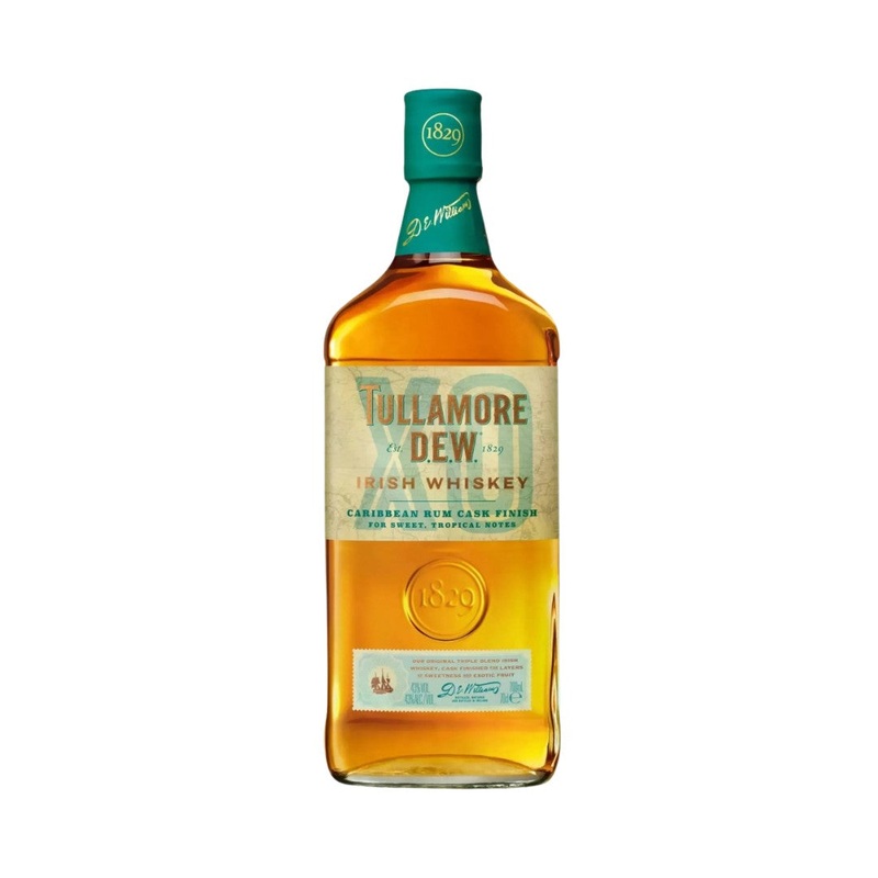 Tullamore D.E.W XO Caribbean Rum Cask Irish Whiskey 700ml (ABV 43%)