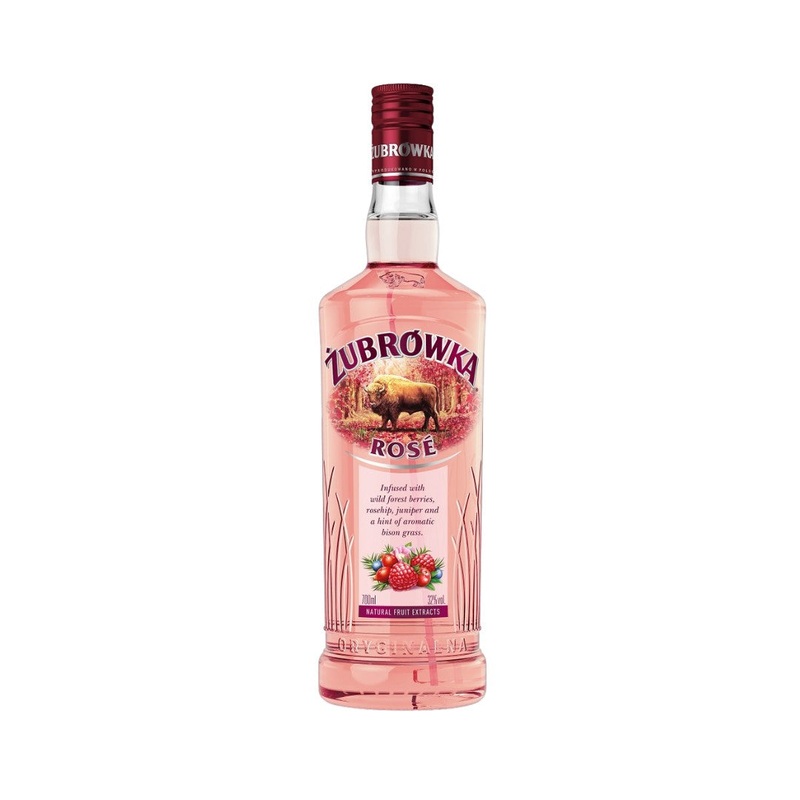 Zubrowka Rose Vodka 700ml (ABV 32%)