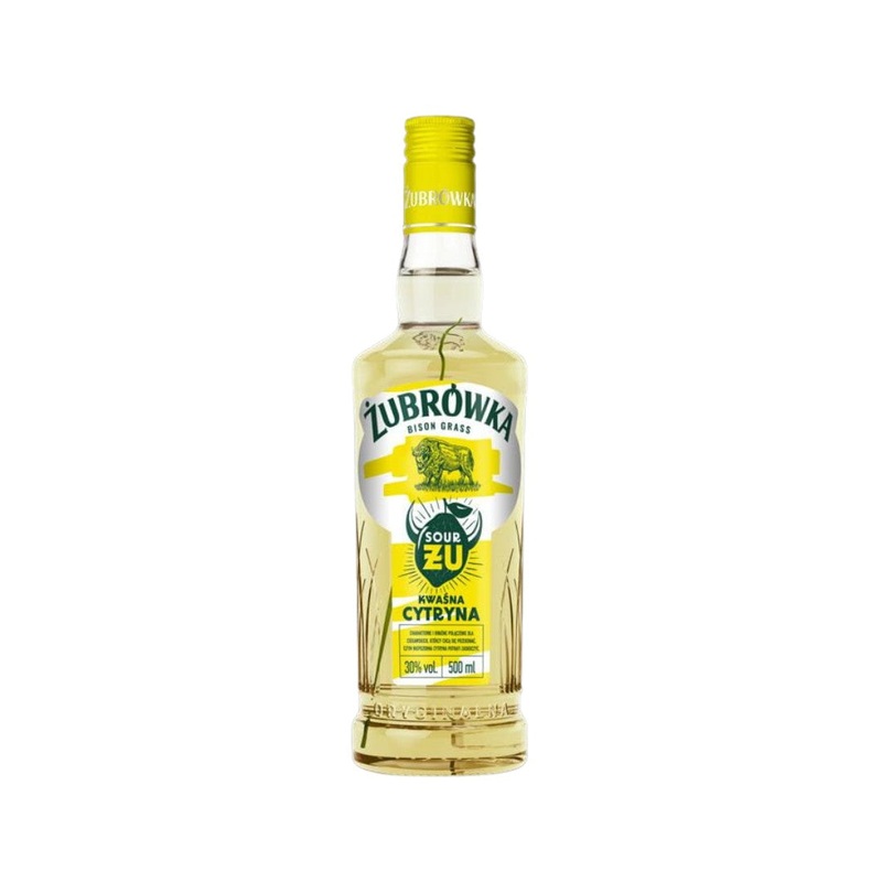 Zubrowka Sour Lemon Vodka Liqueur 500ml (ABV 30%)