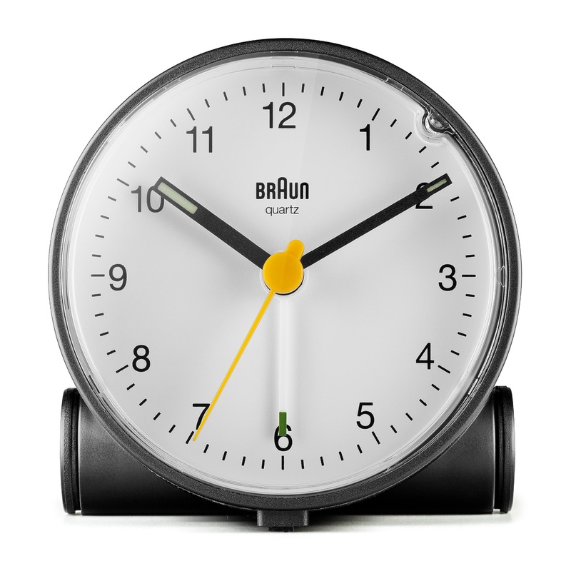 Braun Classic Analogue White Dial Alarm Clock