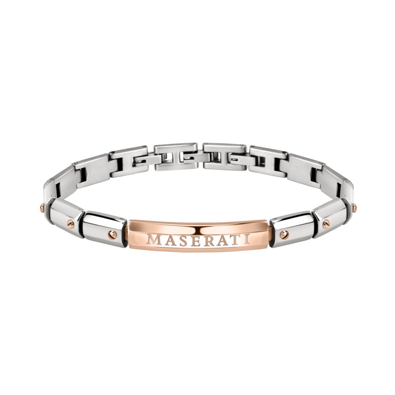 Maserati Jewels Men's Rose Gold Screw Bracelet
