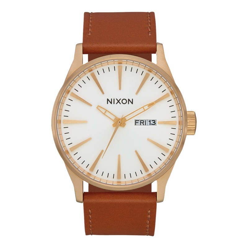 Nixon  Sentry Leather Watch A105-2621
