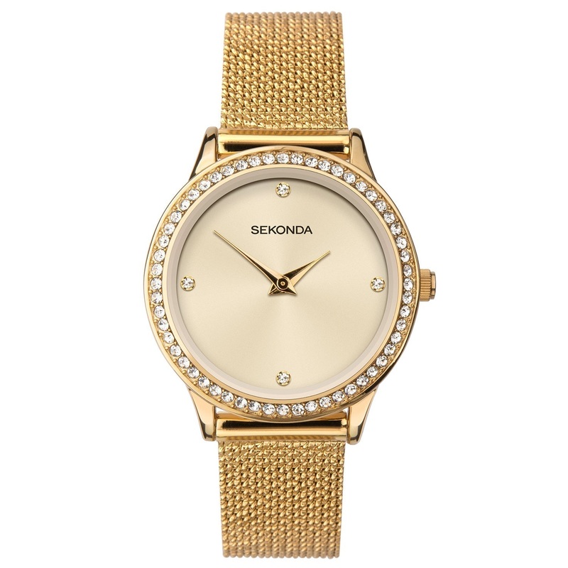 Sekonda Gold Mesh Ladies Watch SK40083