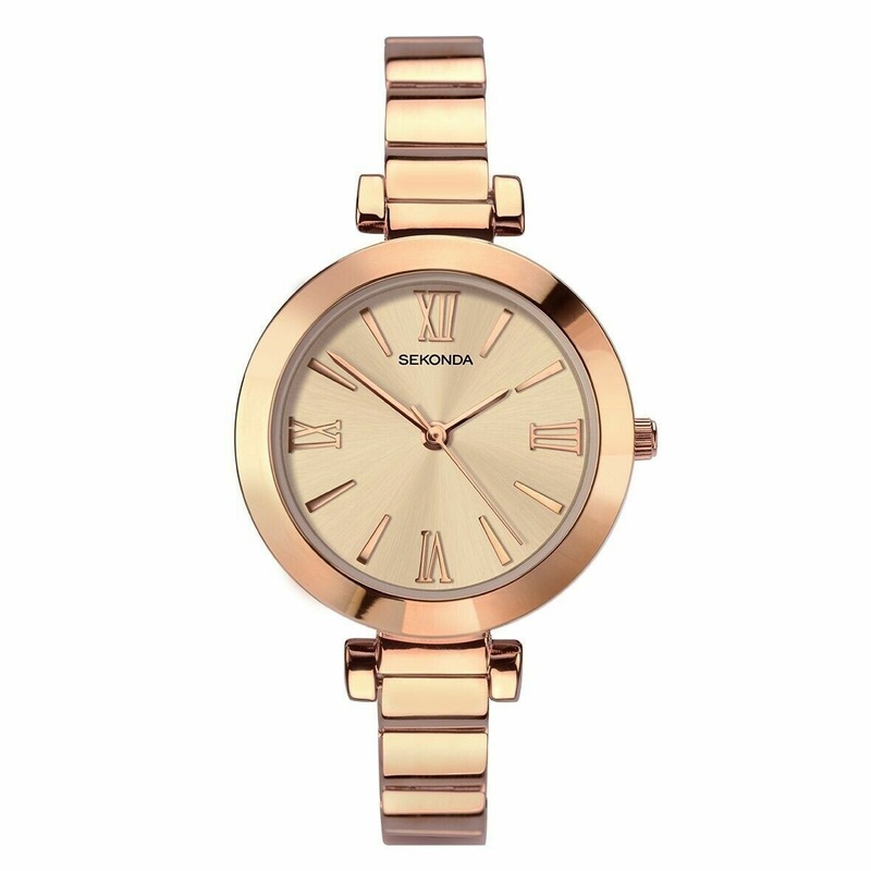 Sekonda Rose Gold Dial Womens Watch
