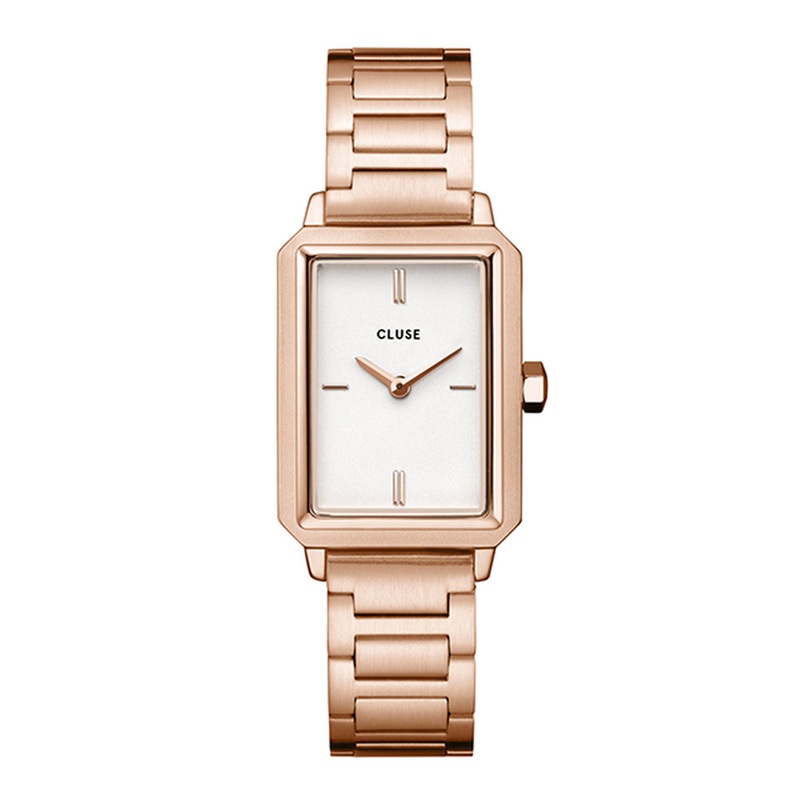 Cluse Fluette White/Rose Gold Link CW11503