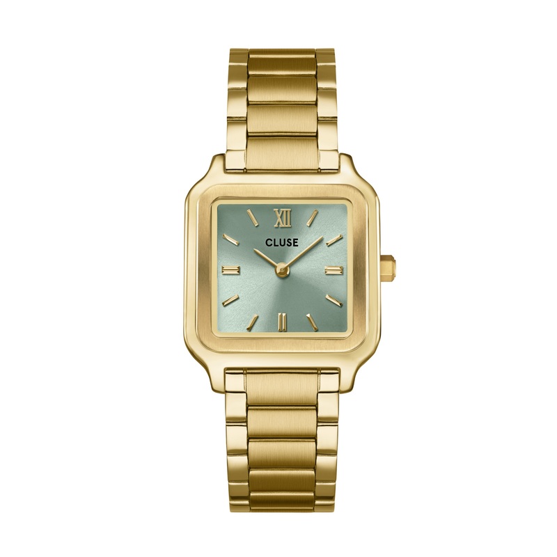 CLUSE Gracieuse Sage Green Dial Gold Stainless Steel Bracelet CW11909