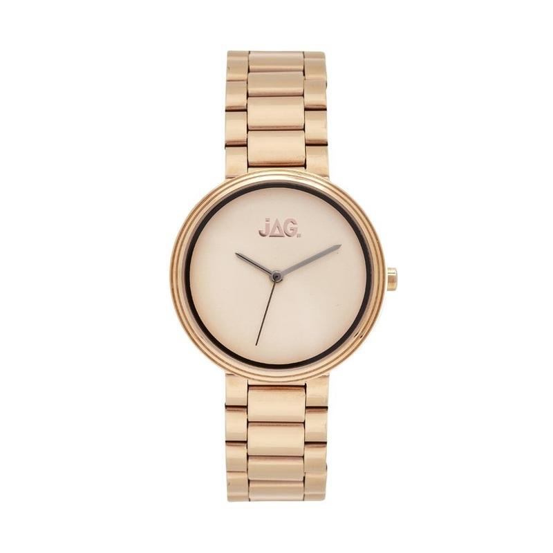 Jag Natalie Rg Matte Dial Rose Gold Bracelet Womens Watch