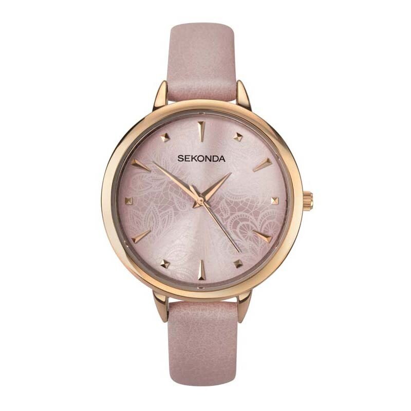 Sekonda Pink Lace Pink Dial Womens Watch