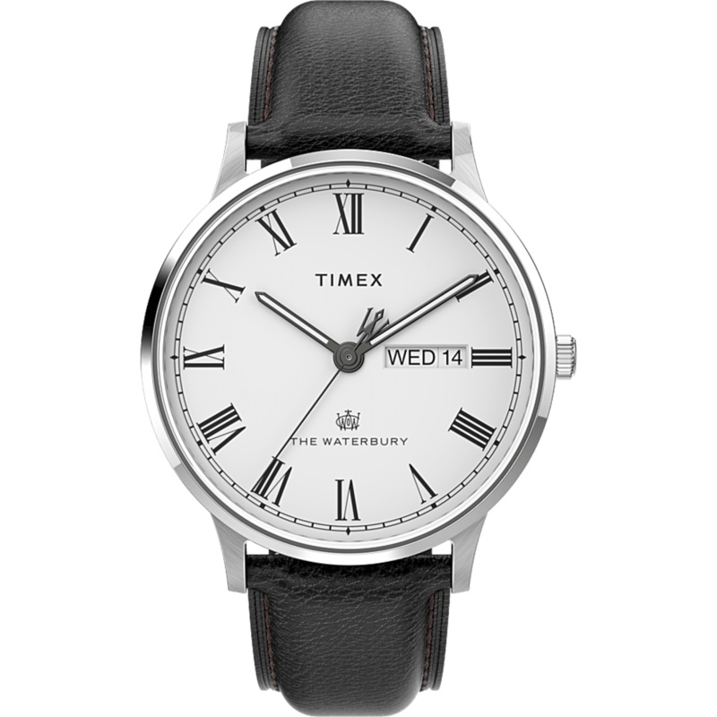 Timex The Waterbury Classic Day/Date 40mm Leather Strap Watch TW2U88400