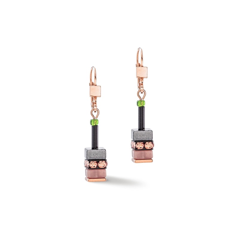 Coeur de Lion Sparkling Classic Elements Earrings Rose Gold-Autumn