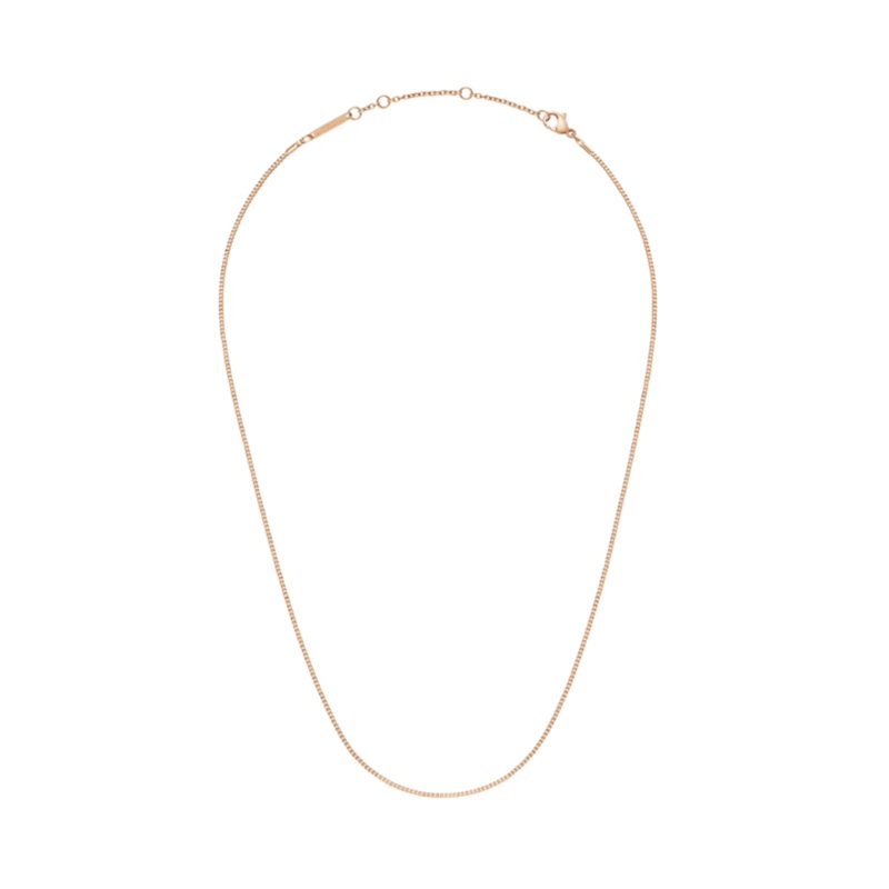 Daniel Wellington Box Chain Rose Gold Necklace DW00400553