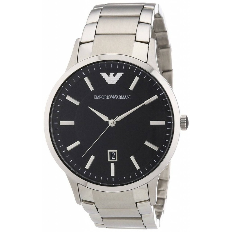 Emporio Armani Stainless Steel Men's Watch with Date AR2457