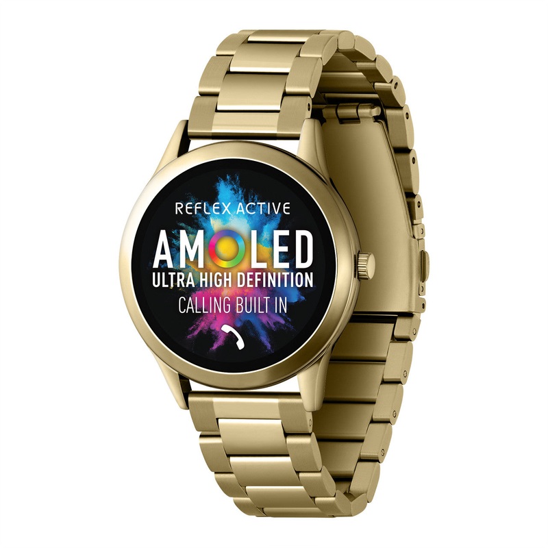 Reflex Active SERIES 31 AMOLED Gold Steel Bracelet Smart Watch RA31-4100