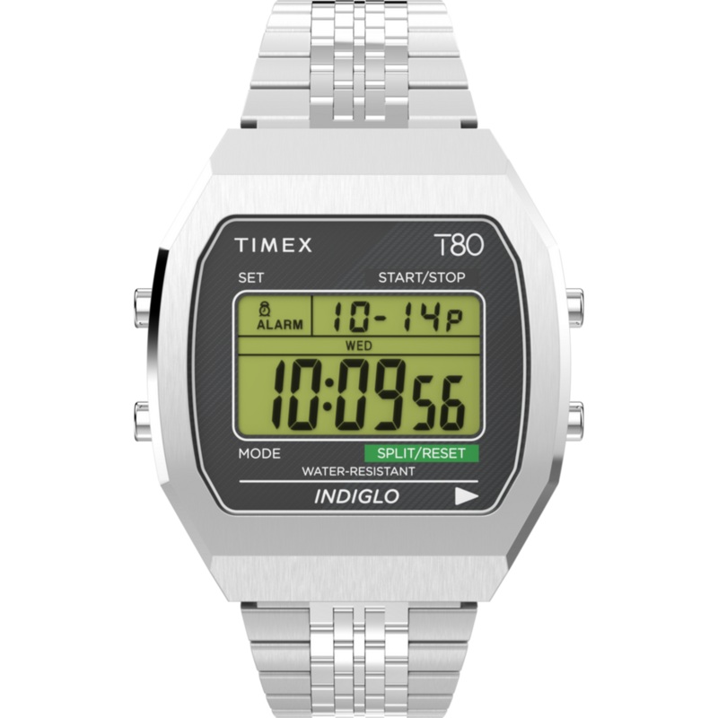 Timex T80 Steel 36mm Stainless Steel Bracelet Watch