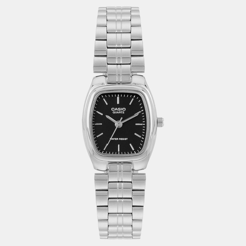Enticer Ladies Women Quartz Black Dial Analog Stainless Steel Watch LTP-1169D-1ARDF A2270