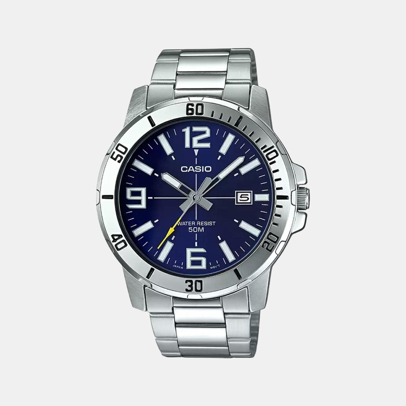 Enticer Men Analog Stainless Steel Watch A1363 - MTP-VD01D-2BVUDF