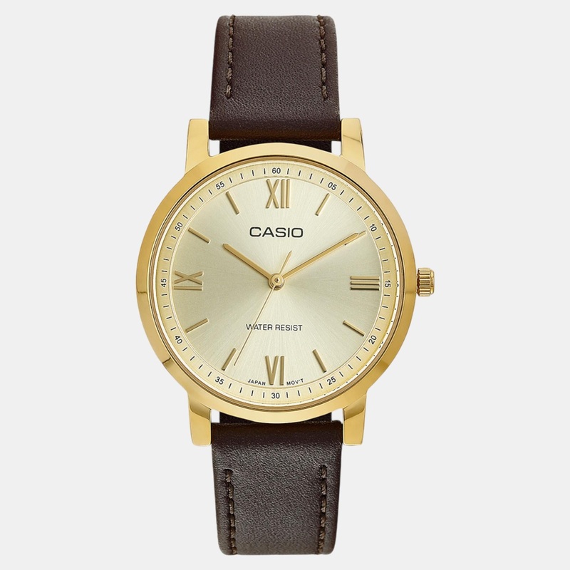 Women Gold Dial Analog Leather Watch A2159