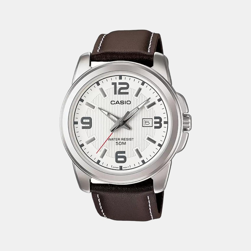 Enticer Men Analog Leather Watch A553 - MTP-1314L-7AVDF