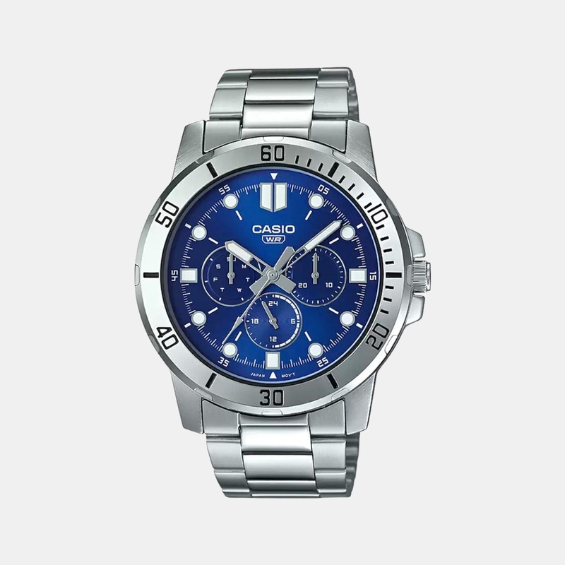 Enticer Men's Chronograph Stainless Steel Watch A1749 - MTP-VD300D-2EUDF