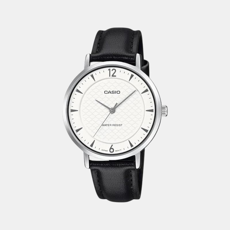 Enticer Women Quartz White Dial Analog Leather Watch LTP-VT04L-7A2DF A2433