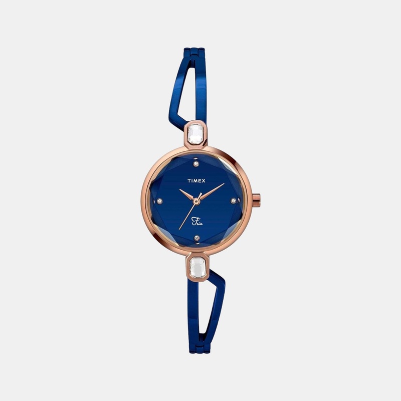 Fria Women Blue Analog Stainless Steel Watch TWEL15102