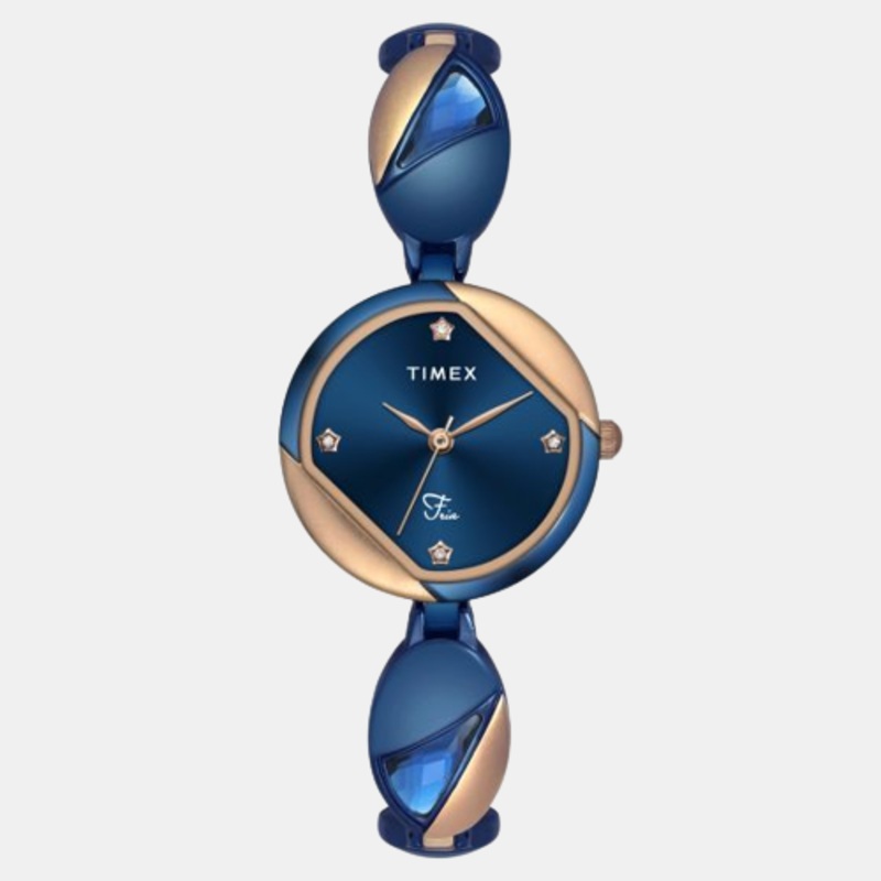 Fria Women Blue Analog Stainless Steel Watch TWEL16304