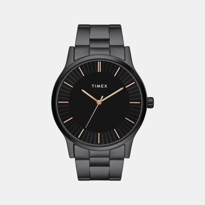Men's Black Analog Stainless Steel Watch TW0TG8304