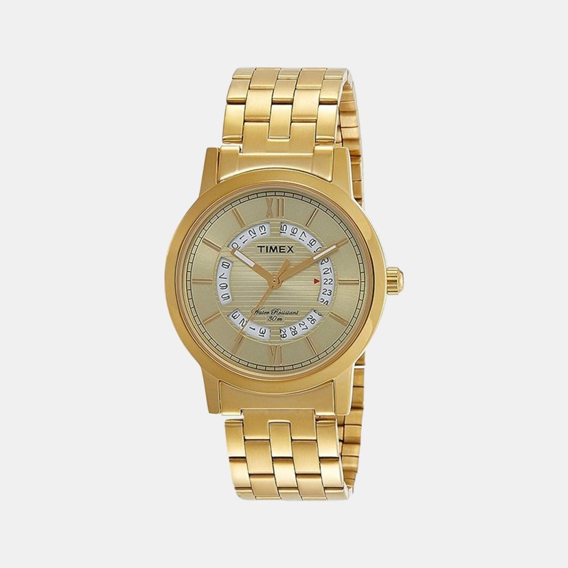 Men's Gold Analog Stainless Steel Watch TW000T126