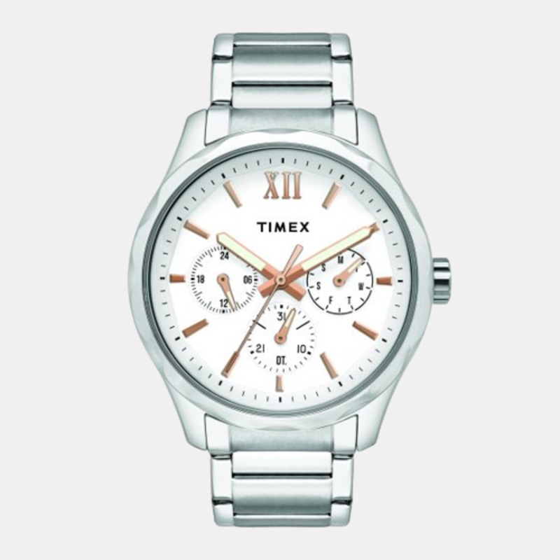 Men's White Analog Stainless Steel Watch TW0TG7602