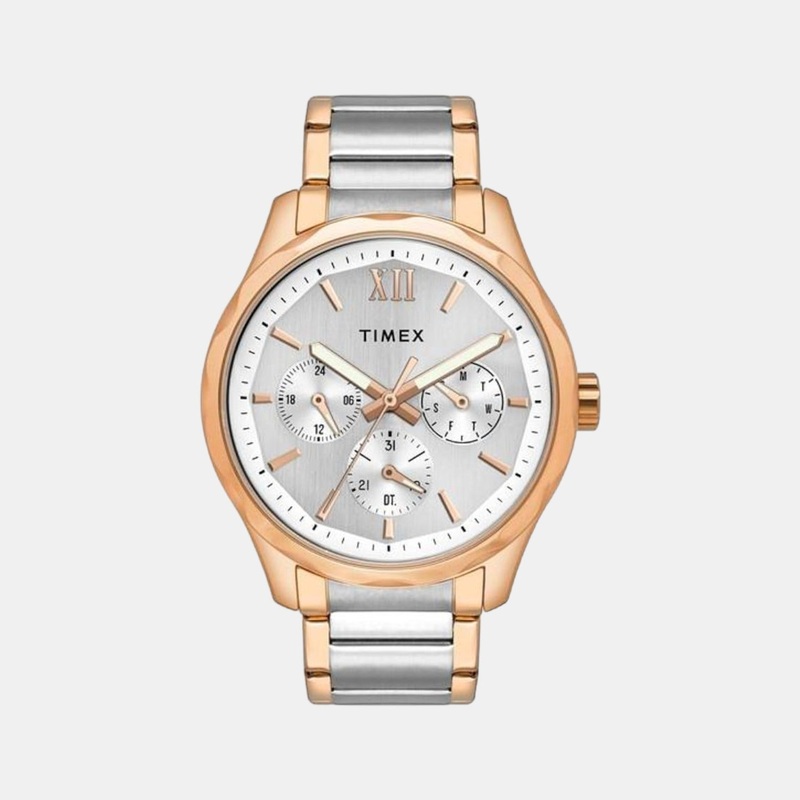 Men's White Analog Stainless Steel Watch TW0TG7618