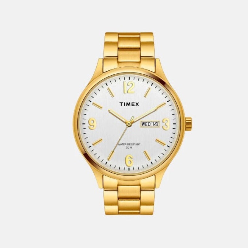 Men's White Analog Stainless Steel Watch TWEG18421