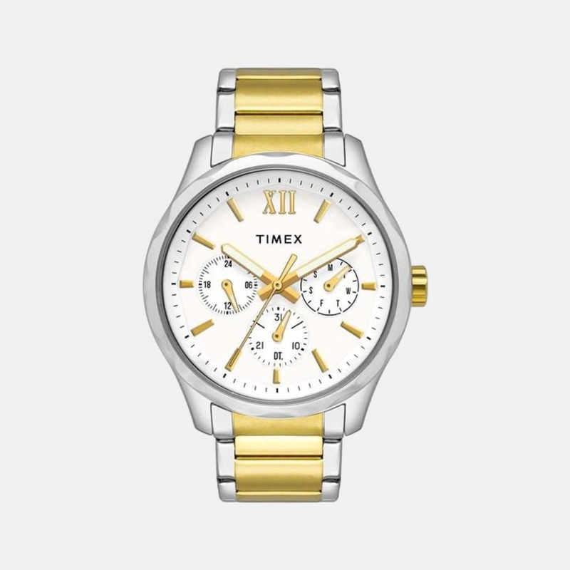 Men's White Chronograph Stainless Steel Watch TW0TG7616