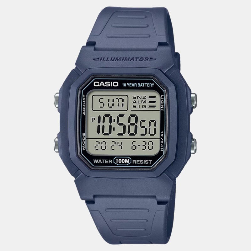 Unisex Black Dial Digital Resin Watch D333