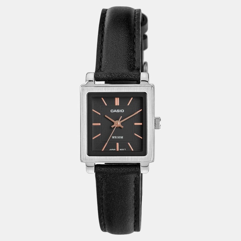Women Black Dial Analog Genuine Leather Watch A2234