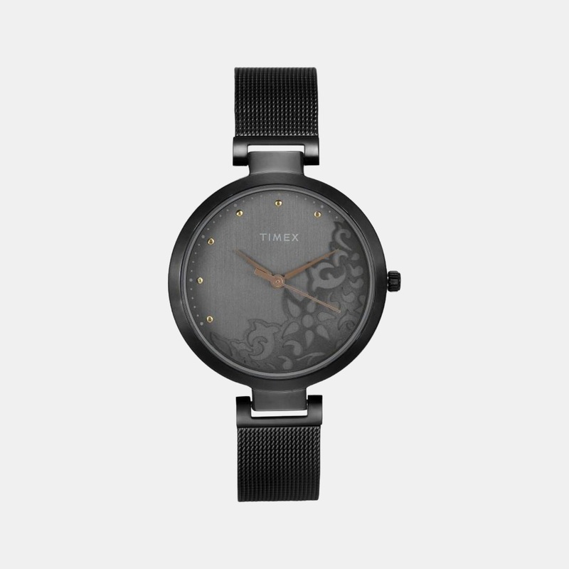 Women's Grey Analog Stainless Steel Watch TW000X221
