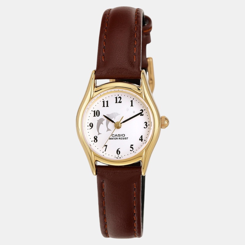Women White Dial Analog Genuine Leather Watch A2269