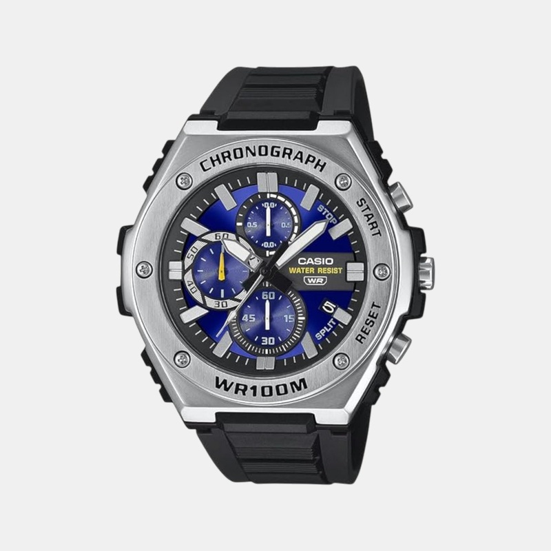 Youth Men Quartz Blue Dial Chronograph Resin Watch MWA-300H-2AVDF AD282