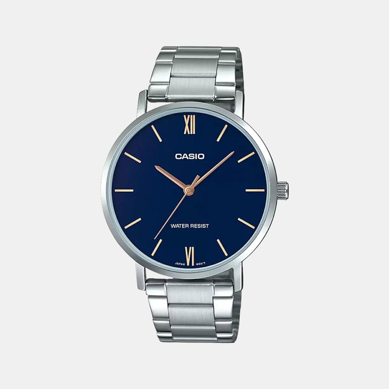 Enticer Men's Analog Stainless Steel Watch A1613 - MTP-VT01D-2BUDF